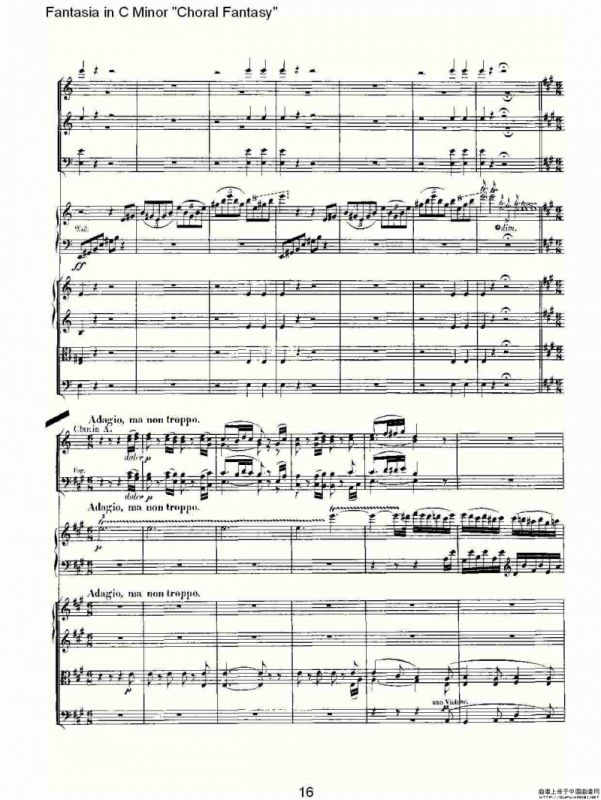 C小调幻想曲“幻想合奏”第二乐章