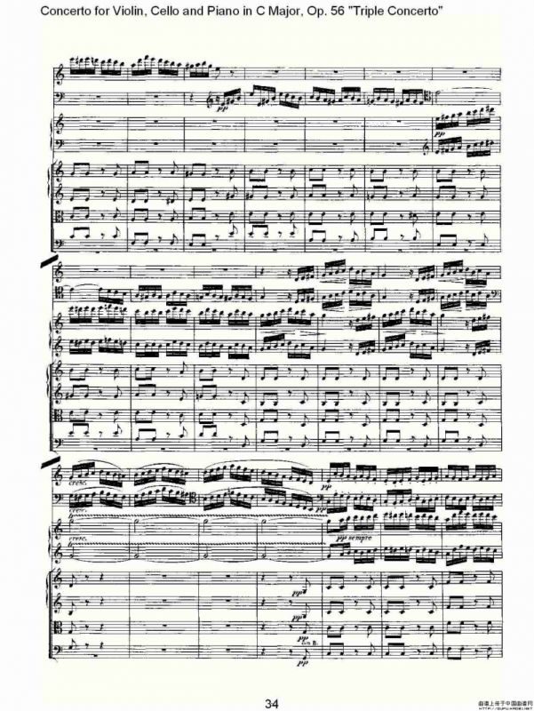C大调大提琴与钢琴协奏曲 Op.56第三乐章（二）