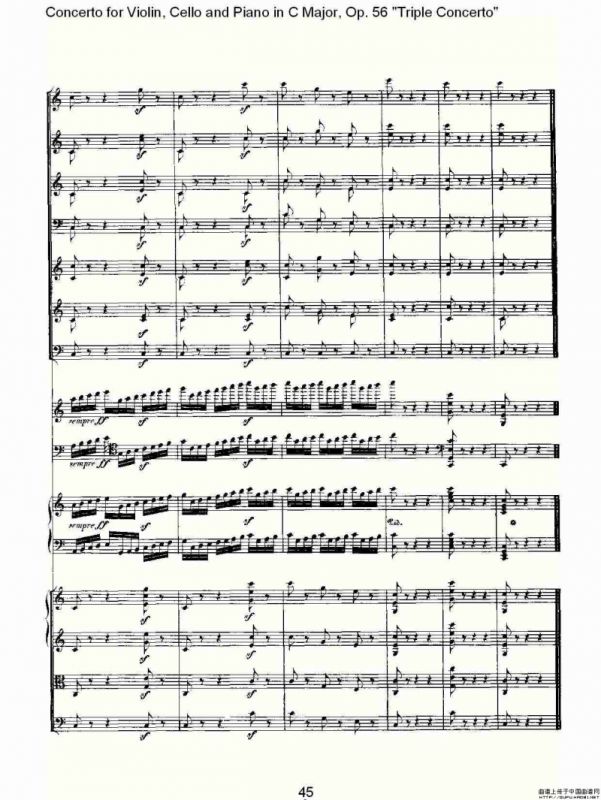 C大调大提琴与钢琴协奏曲 Op.56第三乐章（二）