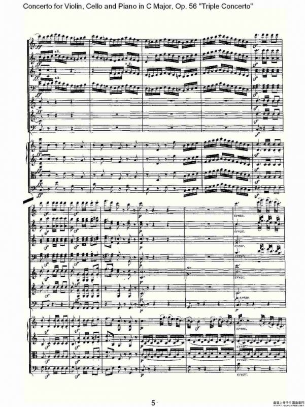 C大调大提琴与钢琴协奏曲 Op.56第三乐章（一）