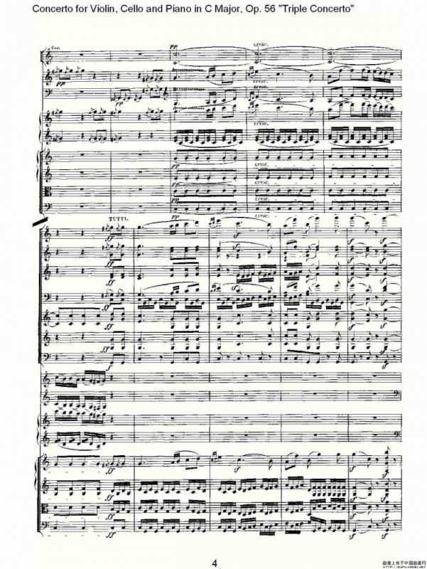 C大调大提琴与钢琴协奏曲 Op.56第三乐章（一）