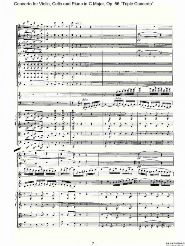 C大调大提琴与钢琴协奏曲 Op.56第三乐章（一）