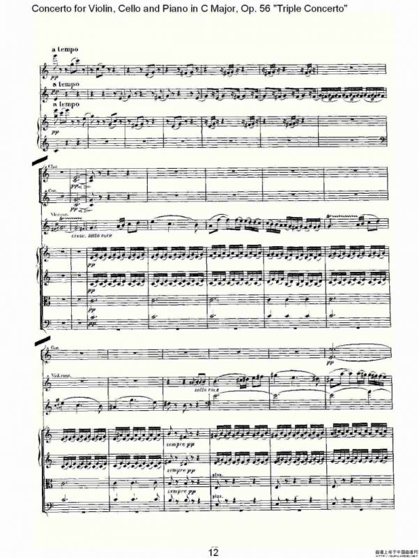 C大调大提琴与钢琴协奏曲 Op.56第三乐章（一）