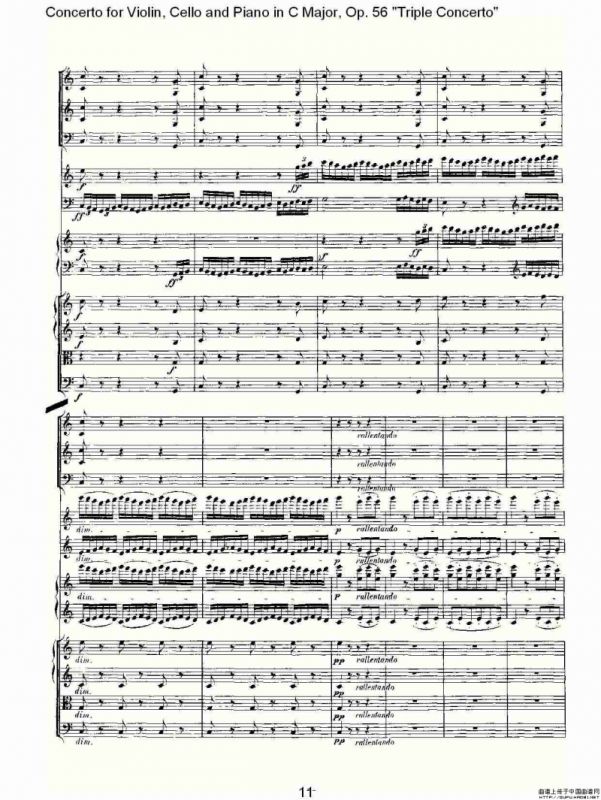 C大调大提琴与钢琴协奏曲 Op.56第三乐章（一）