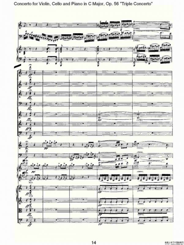 C大调大提琴与钢琴协奏曲 Op.56第三乐章（一）