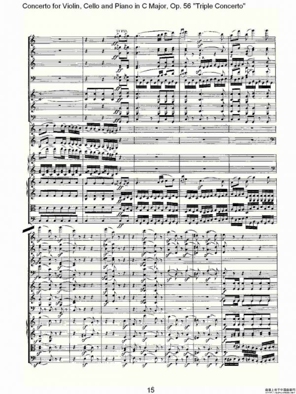 C大调大提琴与钢琴协奏曲 Op.56第三乐章（一）