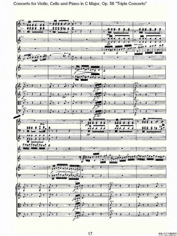 C大调大提琴与钢琴协奏曲 Op.56第三乐章（一）
