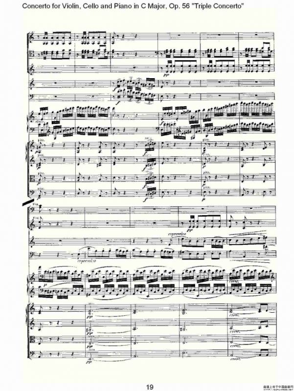 C大调大提琴与钢琴协奏曲 Op.56第三乐章（一）