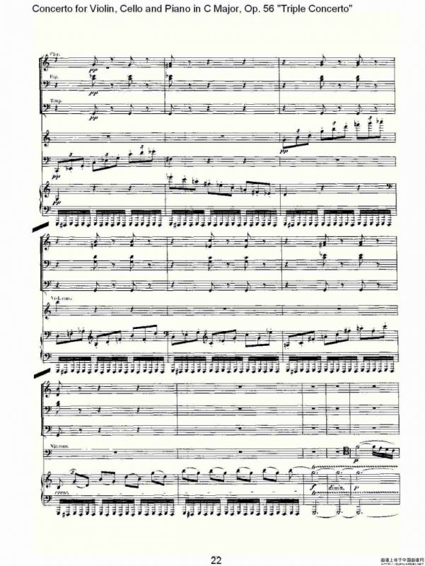 C大调大提琴与钢琴协奏曲 Op.56第三乐章（一）