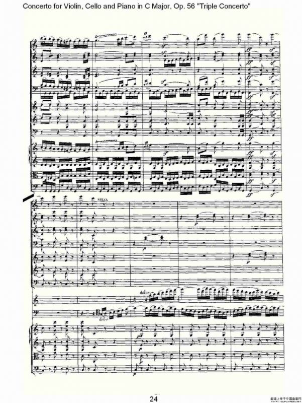 C大调大提琴与钢琴协奏曲 Op.56第三乐章（一）