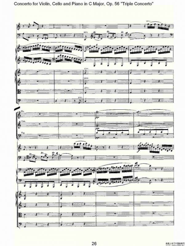 C大调大提琴与钢琴协奏曲 Op.56第三乐章（一）