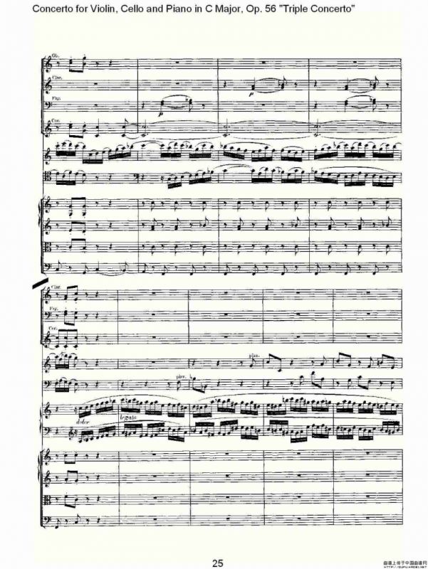 C大调大提琴与钢琴协奏曲 Op.56第三乐章（一）