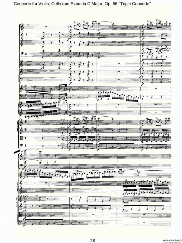 C大调大提琴与钢琴协奏曲 Op.56第三乐章（一）