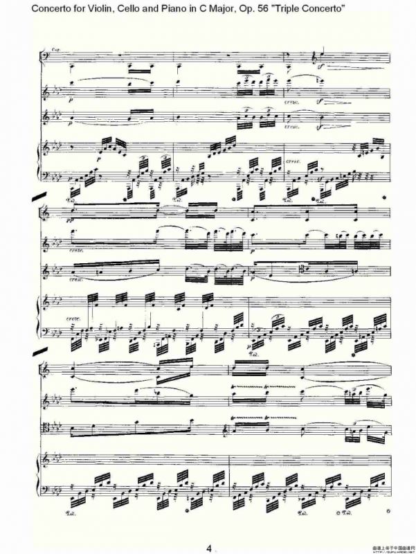 C大调大提琴与钢琴协奏曲 Op.56第二乐章