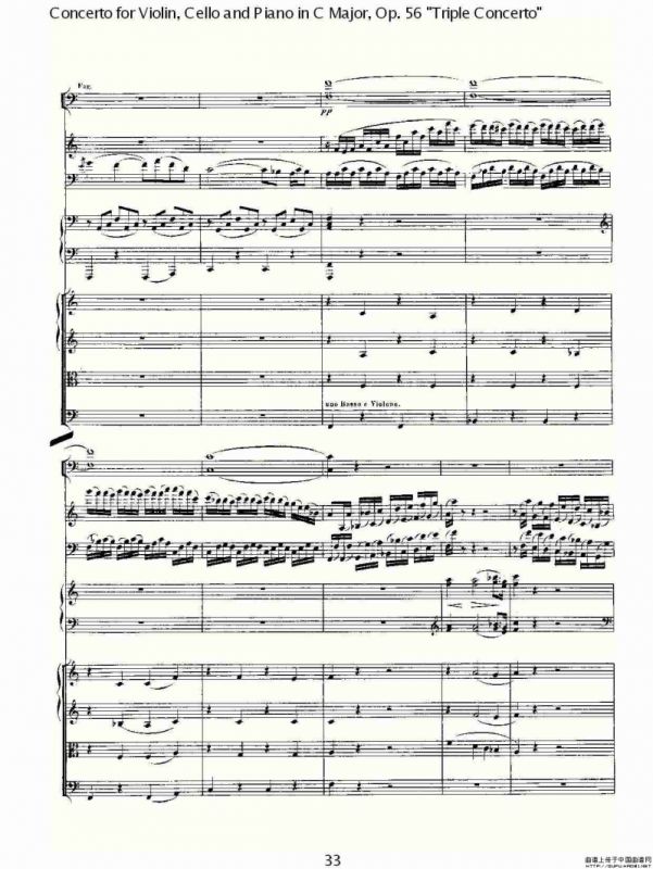 C大调大提琴与钢琴协奏曲Op.56第一（二）