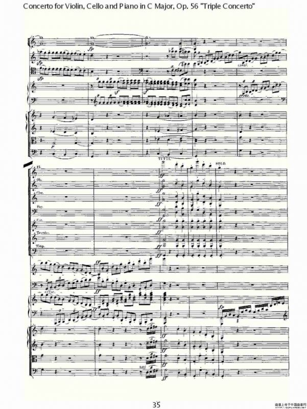 C大调大提琴与钢琴协奏曲Op.56第一（二）