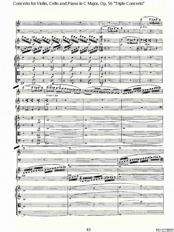 C大调大提琴与钢琴协奏曲Op.56第一（二）