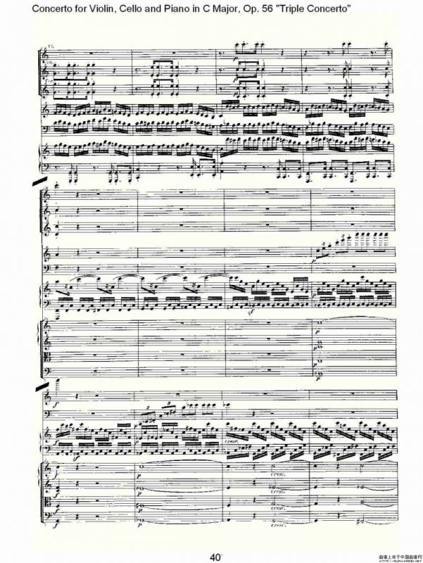 C大调大提琴与钢琴协奏曲Op.56第一（二）