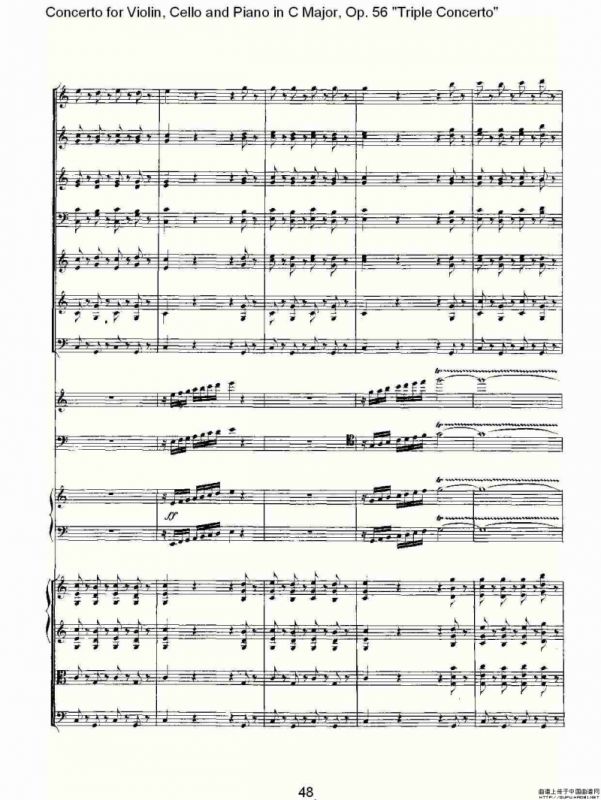 C大调大提琴与钢琴协奏曲Op.56第一（二）