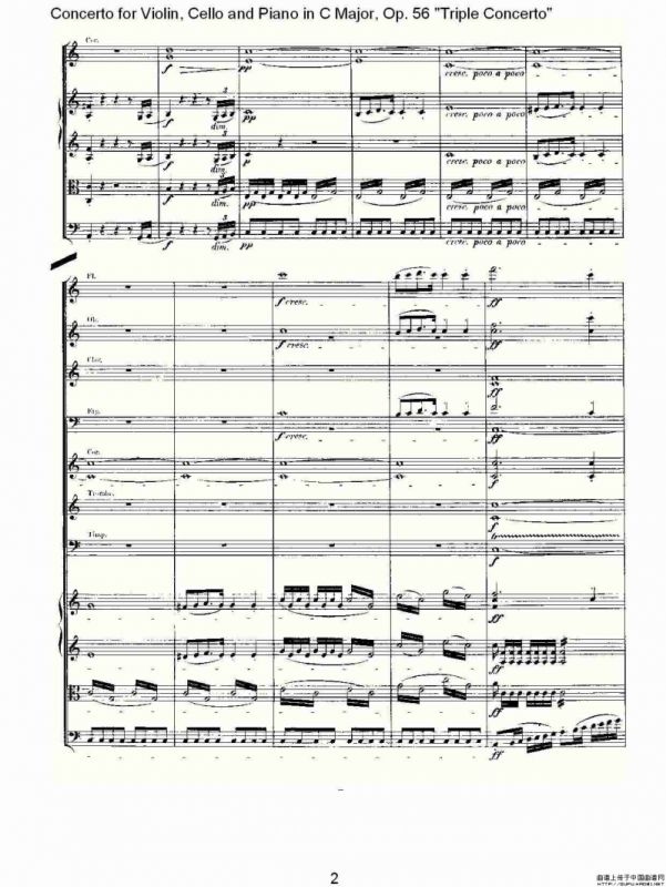 C大调大提琴与钢琴协奏曲 Op.56第一乐章（一）