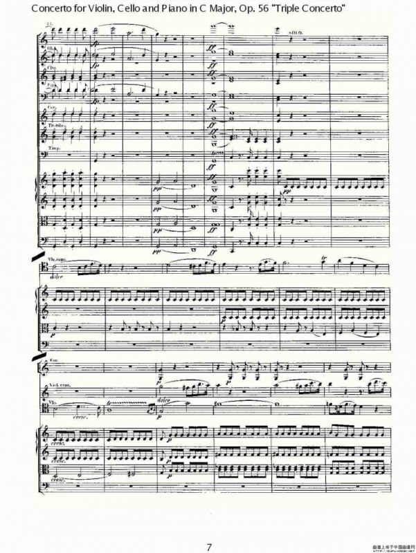 C大调大提琴与钢琴协奏曲 Op.56第一乐章（一）
