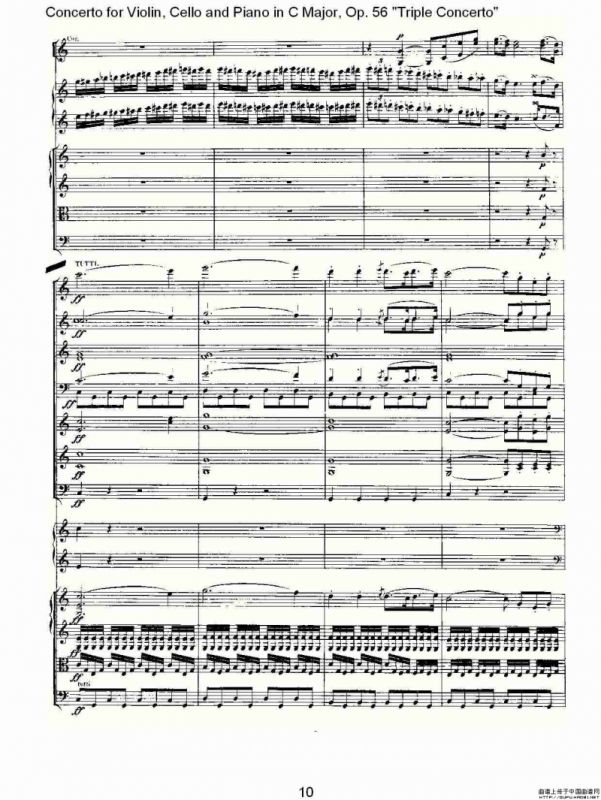 C大调大提琴与钢琴协奏曲 Op.56第一乐章（一）