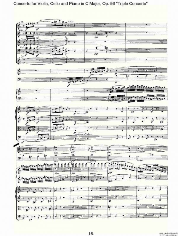C大调大提琴与钢琴协奏曲 Op.56第一乐章（一）