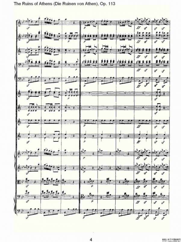 The Ruins of Athens（Die Ruinen von Athen)，Op.11）