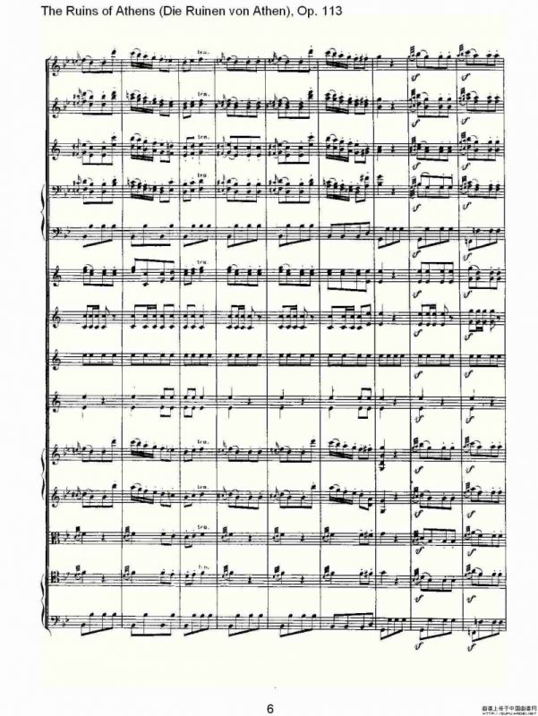 The Ruins of Athens（Die Ruinen von Athen)，Op.11）