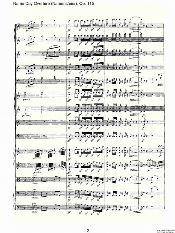 Name Day Overture（Namensfeier)，Op.11）
