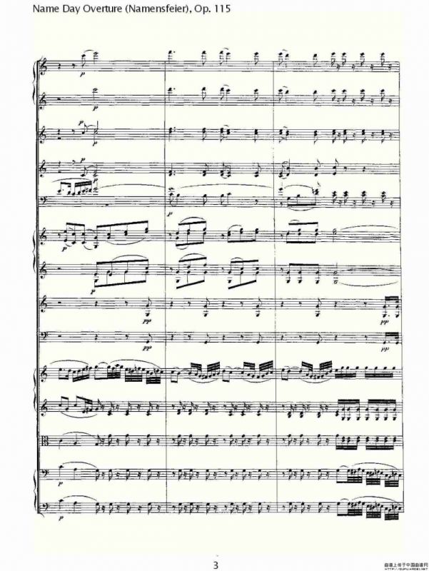 Name Day Overture（Namensfeier)，Op.11）