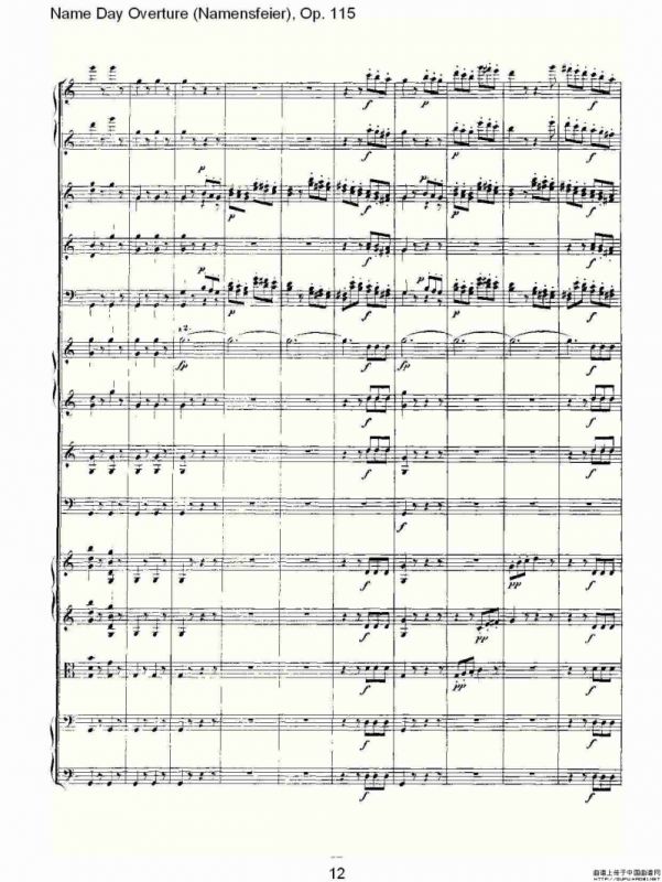 Name Day Overture（Namensfeier)，Op.11）