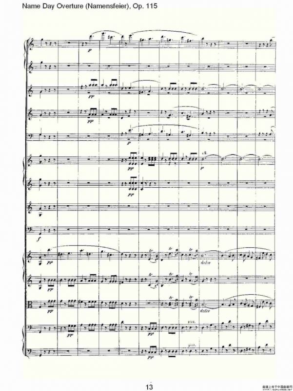 Name Day Overture（Namensfeier)，Op.11）