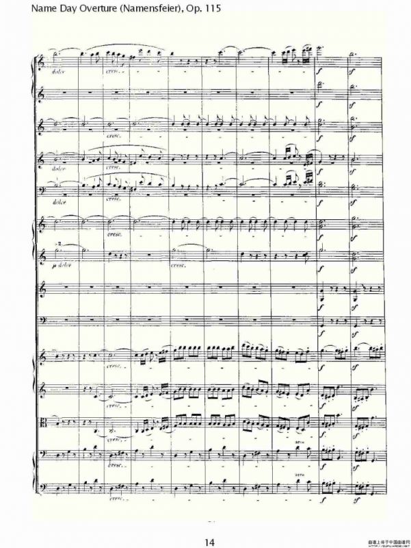 Name Day Overture（Namensfeier)，Op.11）