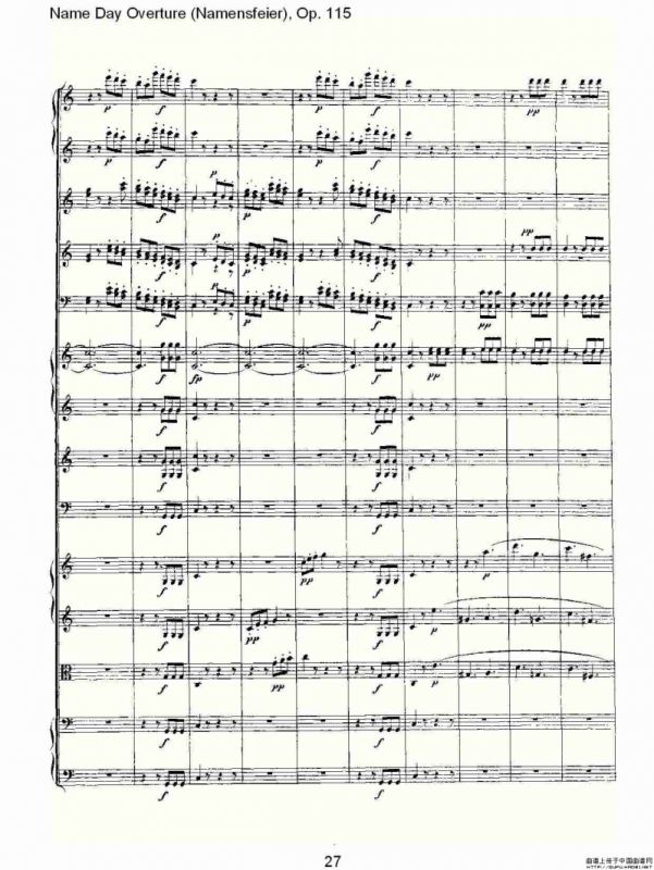 Name Day Overture（Namensfeier)，Op.11）