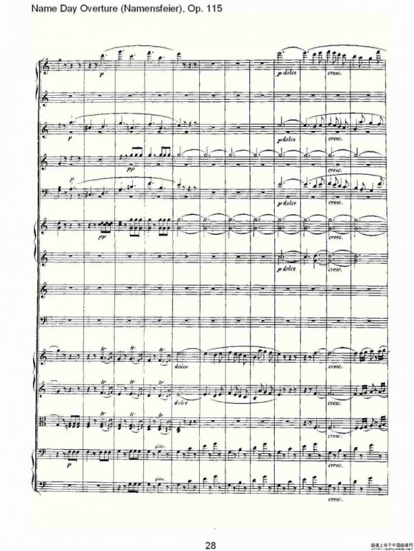 Name Day Overture（Namensfeier)，Op.11）