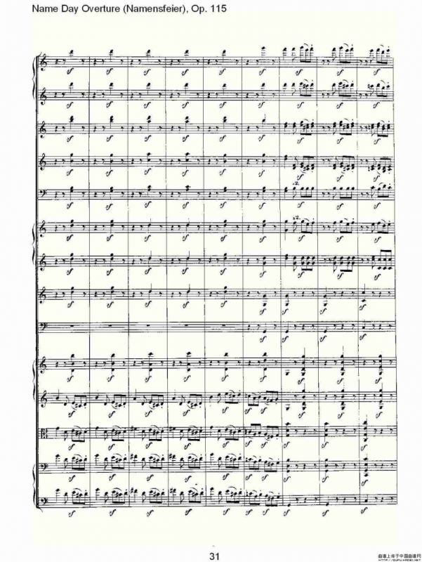 Name Day Overture（Namensfeier)，Op.11）