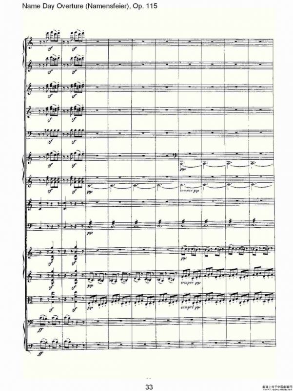 Name Day Overture（Namensfeier)，Op.11）