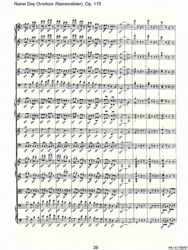 Name Day Overture（Namensfeier)，Op.11）