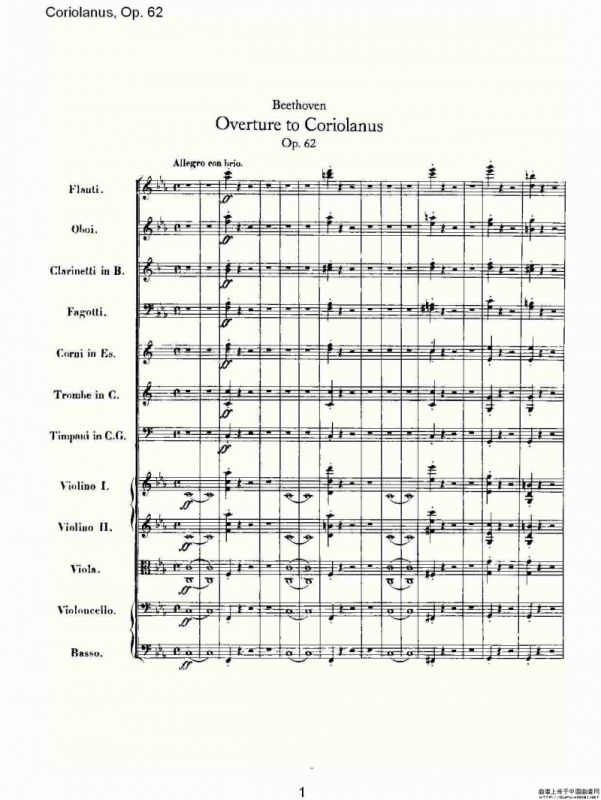 Coriolanus, Op.62