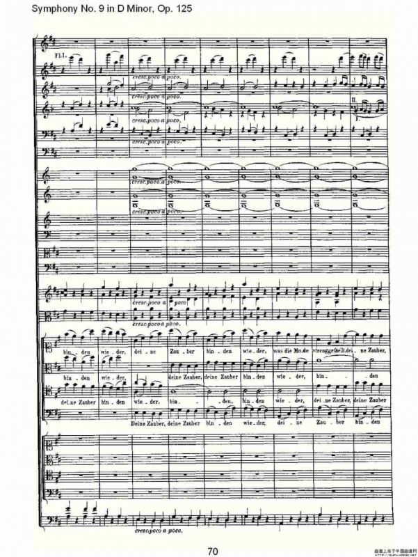 D小调第九交响曲 Op.125第四乐章（三）