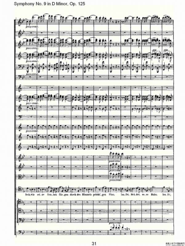 D小调第九交响曲 Op.125第四乐章（二）