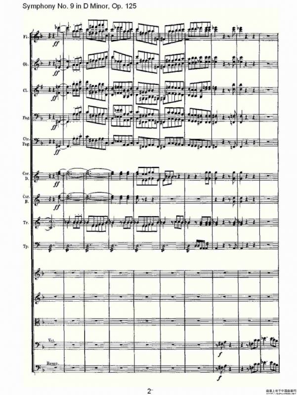 D小调第九交响曲 Op.125第四乐章（一）