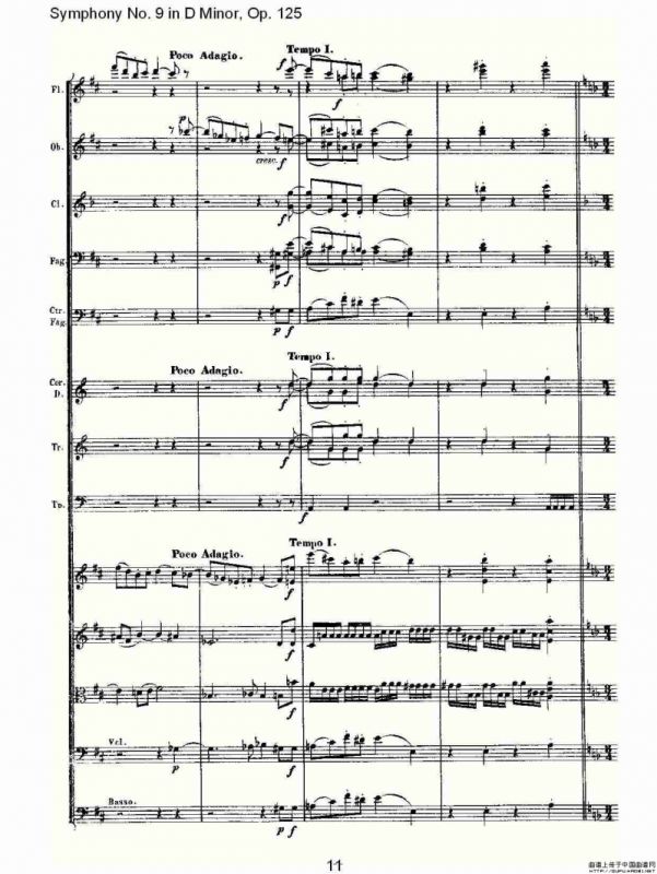 D小调第九交响曲 Op.125第四乐章（一）