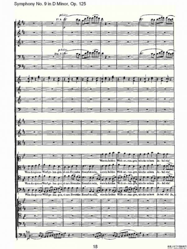 D小调第九交响曲 Op.125第四乐章（一）