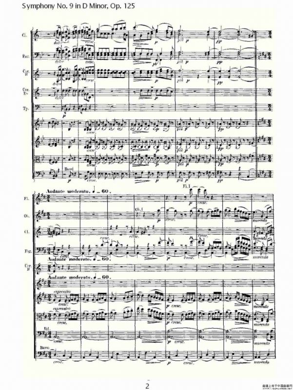 D小调第九交响曲 Op.125第三乐章