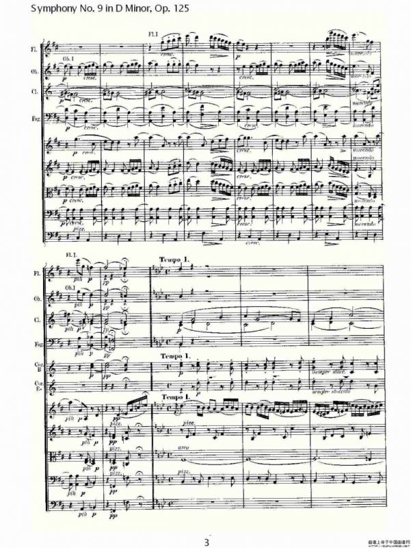 D小调第九交响曲 Op.125第三乐章