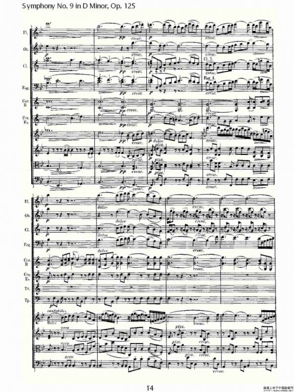 D小调第九交响曲 Op.125第三乐章