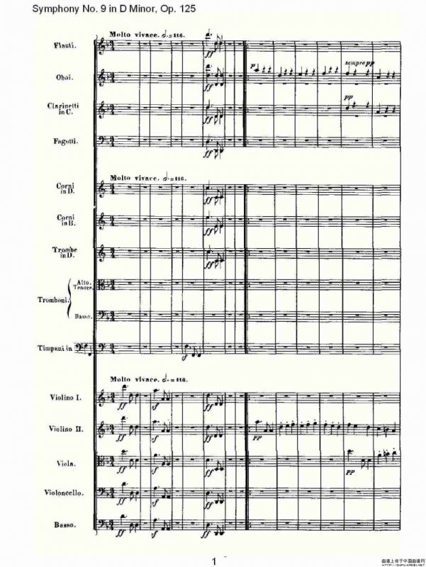 D小调第九交响曲 Op.125第二乐章