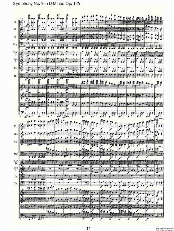 D小调第九交响曲 Op.125第二乐章